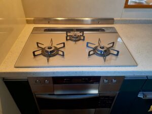 福岡キッチン取付け隊　ガスコンロの取替　施工後